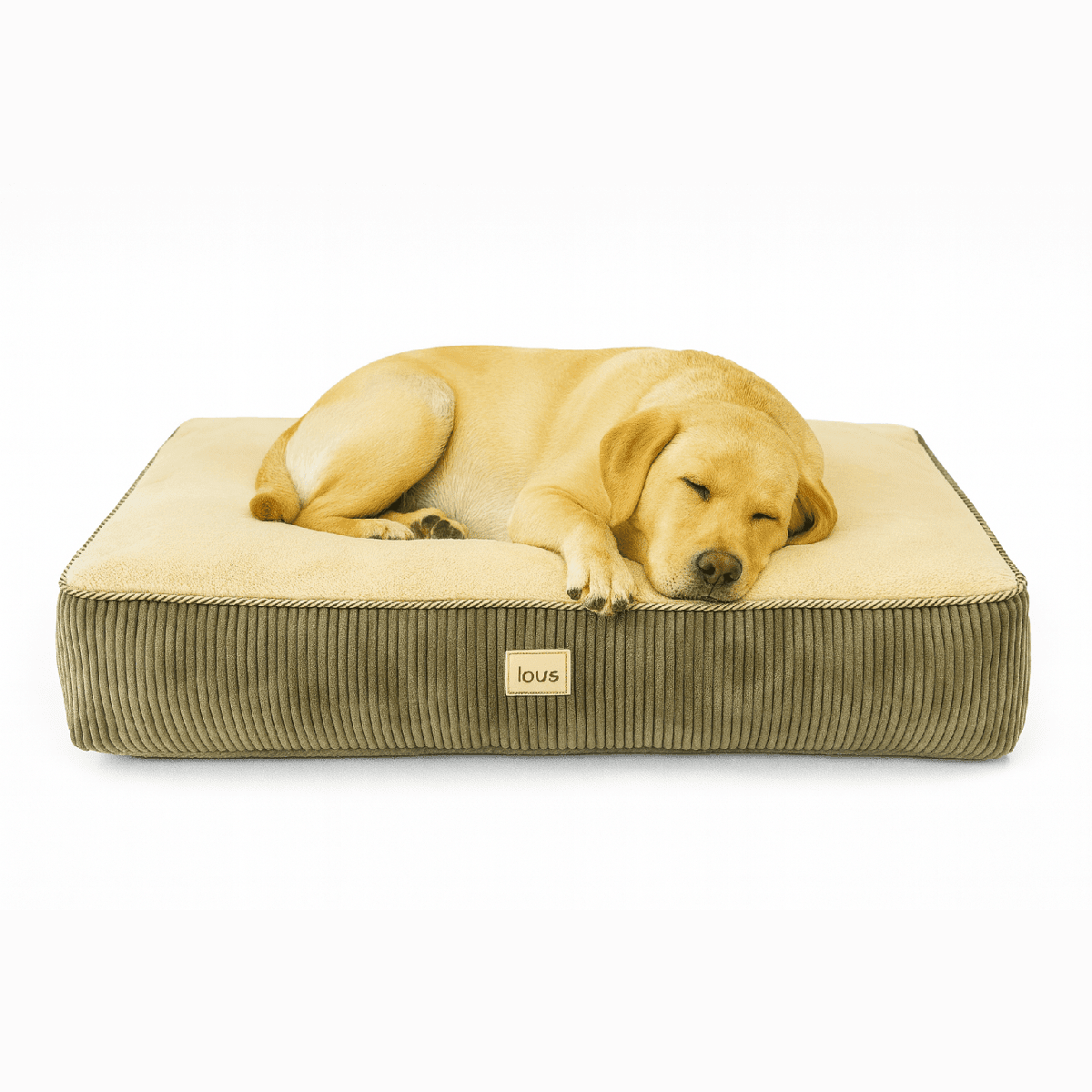 Lou's Premium Orthopädisches Hundekissen mit abnehmbarem waschbarem Bezug tierxxl-de