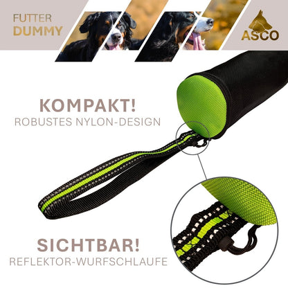 ASCO Dummy für Hundetraining, Apportier- und Snack-Dummy 21x7 cm tierxxl-de