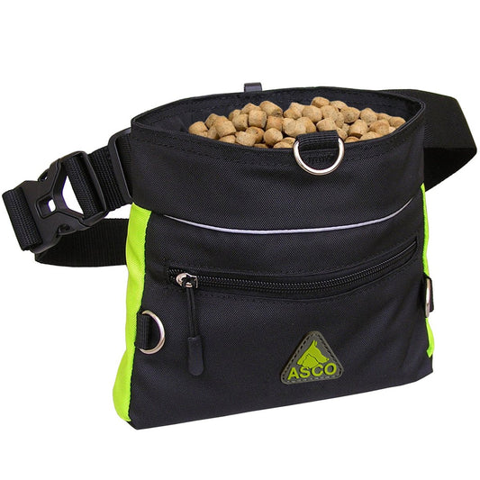 ASCO Futterbeutel mit Einhand-Schnappverschluss, Leckerlibeutel 20x20 cm, QuickTouch Leckerlietasche tierxxl-de