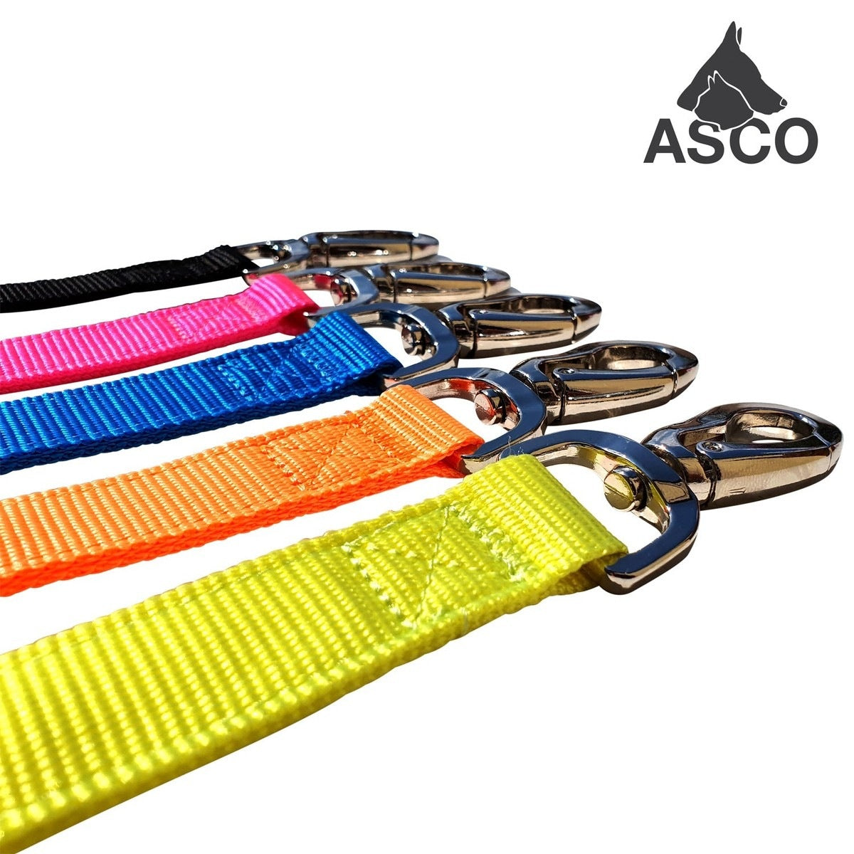 ASCO Hundeleine mit Ruckdämpfer 100-200 cm tierxxl-de