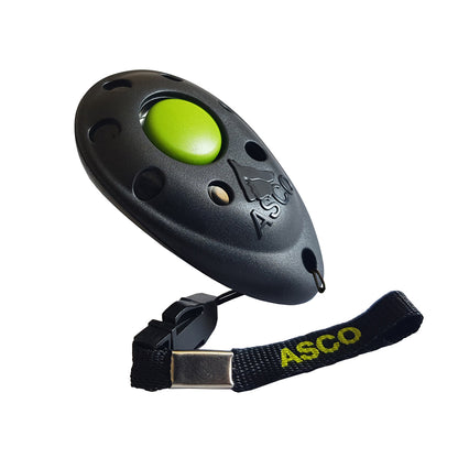 ASCO Premium Clicker – Clickertraining Profi Klicker für Hunde, Katzen, Pferde tierxxl-de