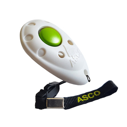 ASCO Premium Clicker – Clickertraining Profi Klicker für Hunde, Katzen, Pferde tierxxl-de