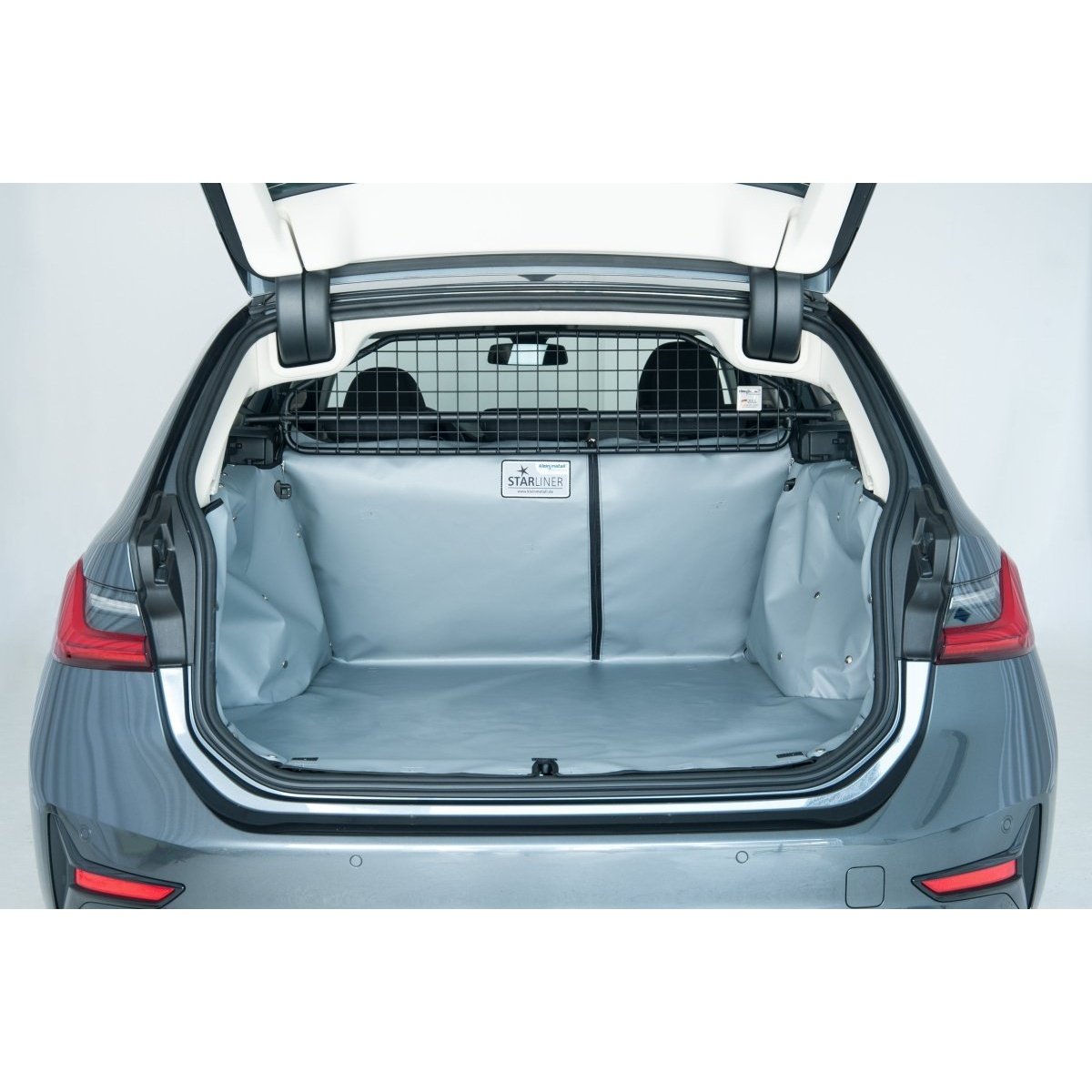 Kofferraumwanne für Hyundai Kona II SX2 Elektro + Hybrid Ladeb. eben, grau tierxxl-de