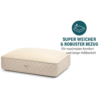 Lou's Premium Orthopädisches Hundekissen mit abnehmbarem waschbarem Bezug tierxxl-de