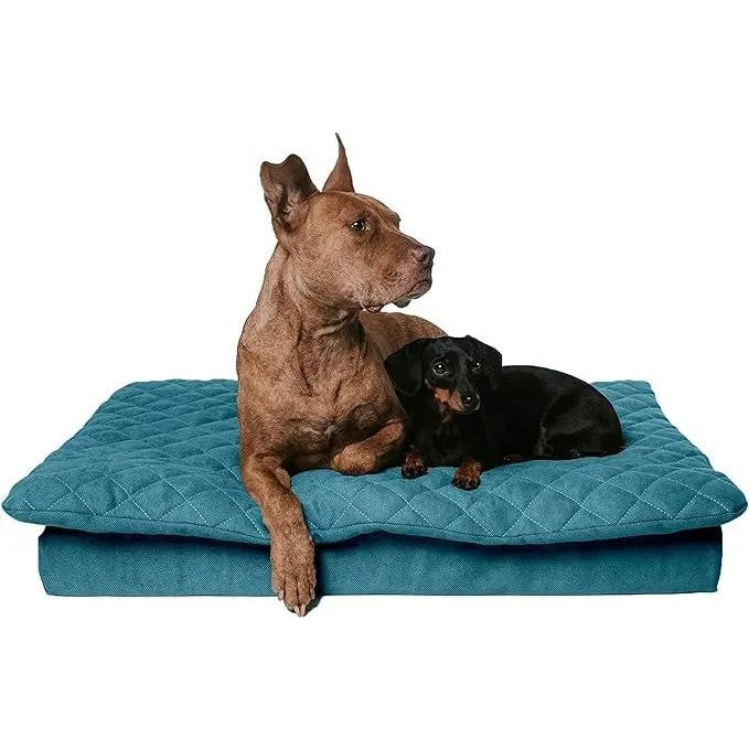 Lous 2 in 1 Hundebett mit abnehmbarem Topper für zu Hause und unterwegs. tierxxl-de