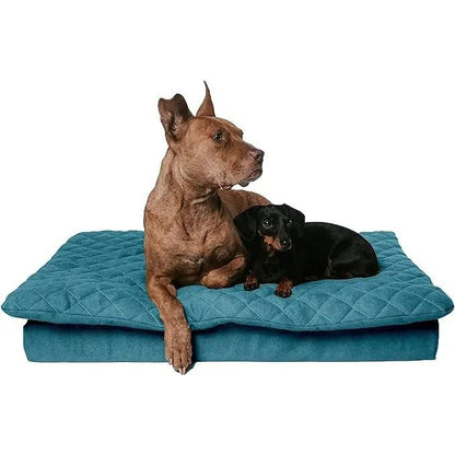 Lous 2 in 1 Hundebett mit abnehmbarem Topper für zu Hause und unterwegs. tierxxl-de