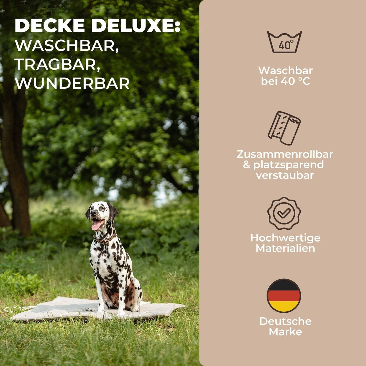 Lous Hunde Picknickdecke tierxxl-de