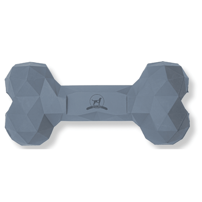 Naturkautschuk Hundespielzeug Kauknochen Diamond Bone Grey tierxxl-de