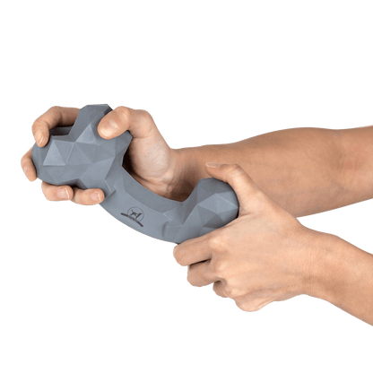 Naturkautschuk Hundespielzeug Kauknochen Diamond Bone Grey tierxxl-de