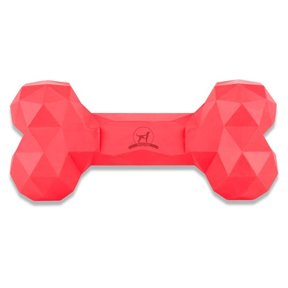 Naturkautschuk Hundespielzeug Kauknochen Diamond Bone Sexy Red tierxxl-de