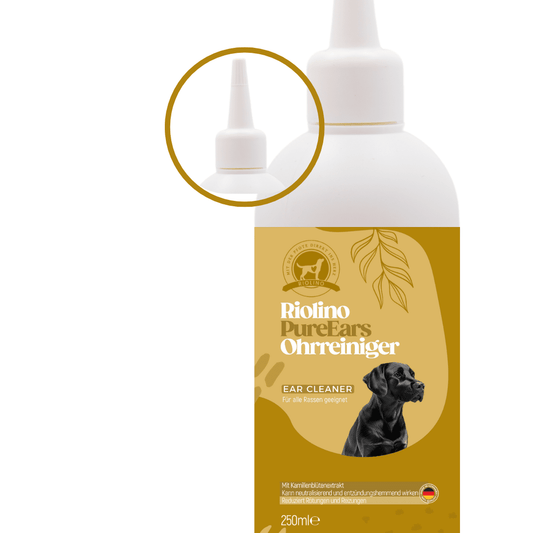 Riolino PureEars– Sanfte Reinigung für empfindliche Ohren tierxxl-de