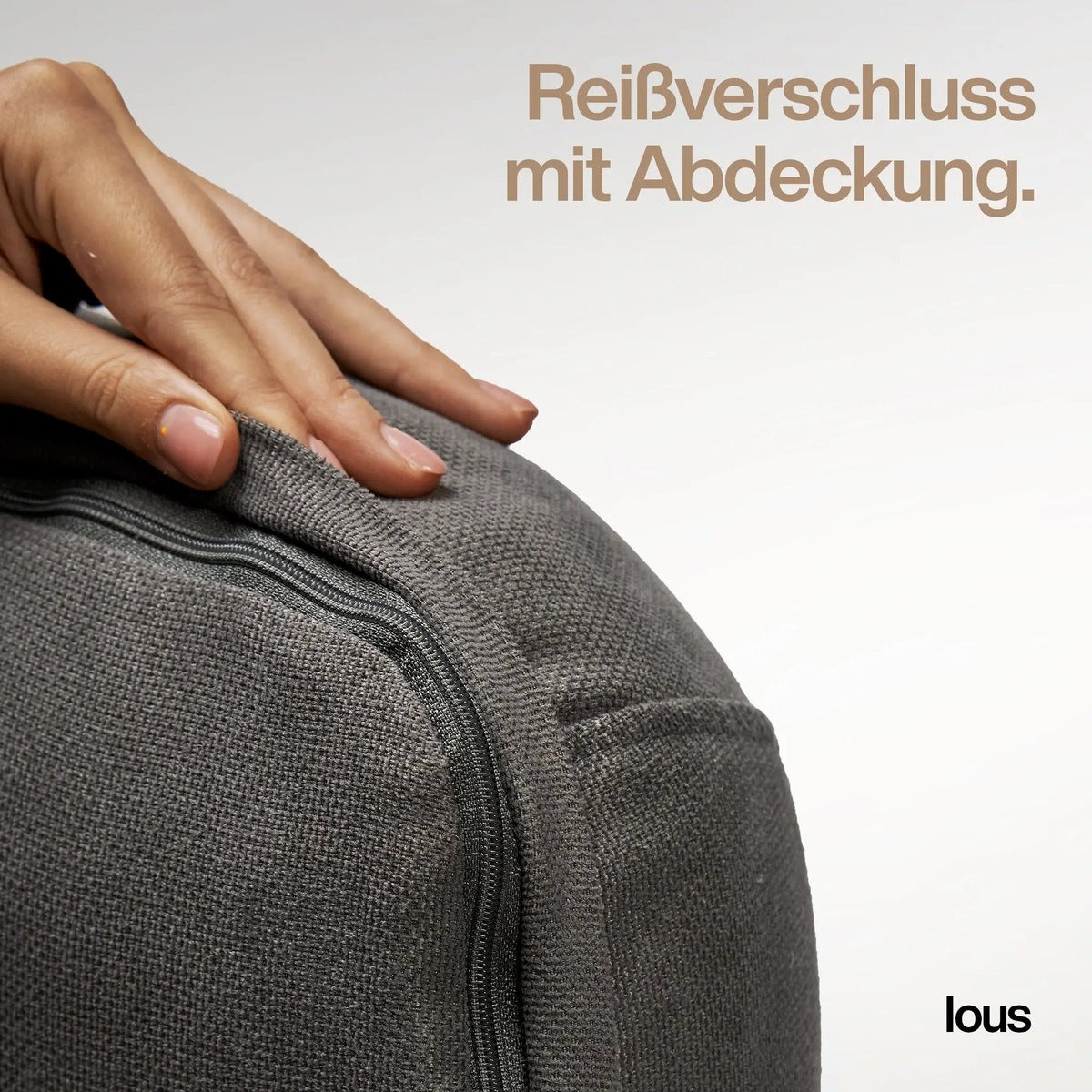 Lous handgefertigter Sofaschutz Sofadecke mit Rand tierxxl-de