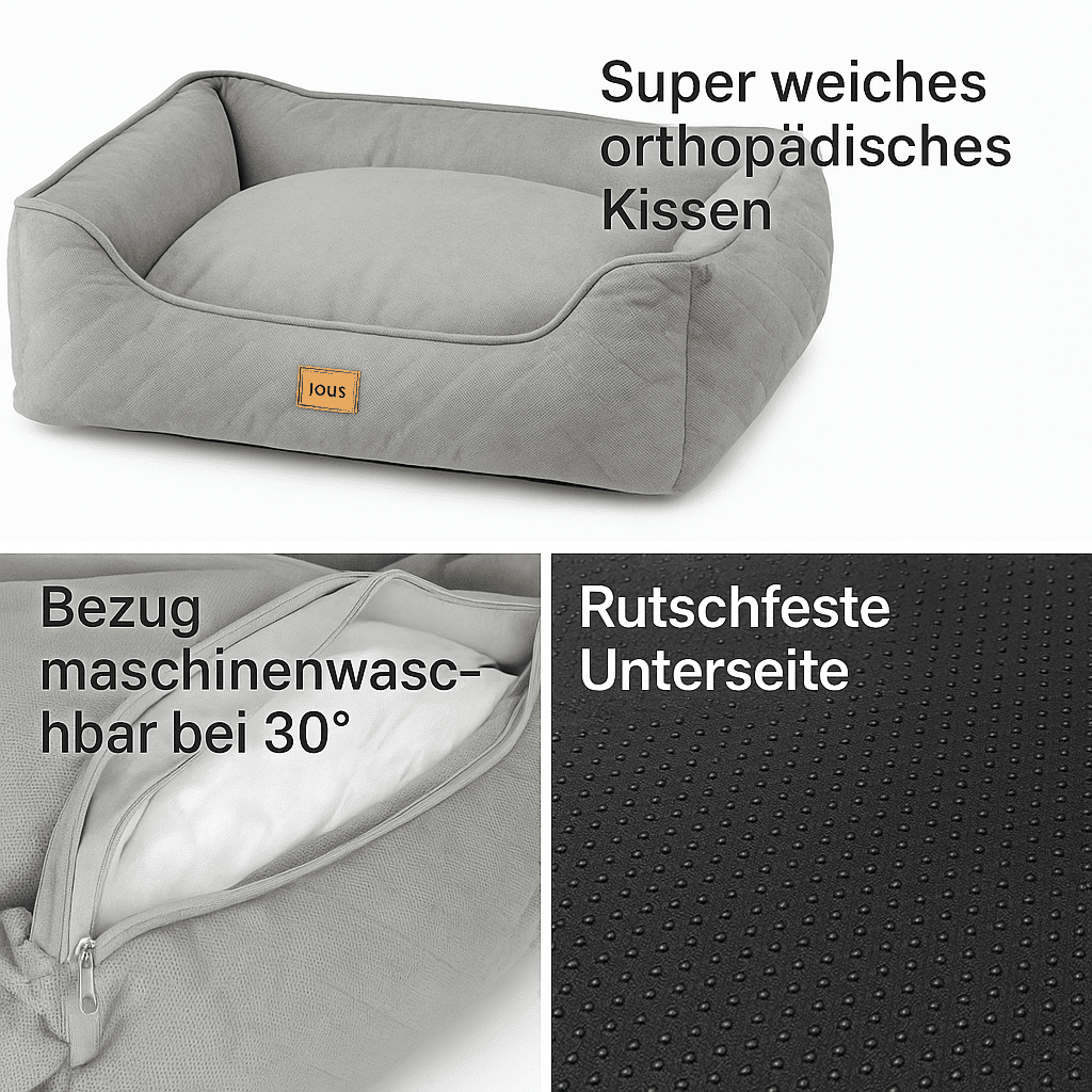 Lous Orthopädisches Hundebett – Premium Hundekissen tierxxl-de