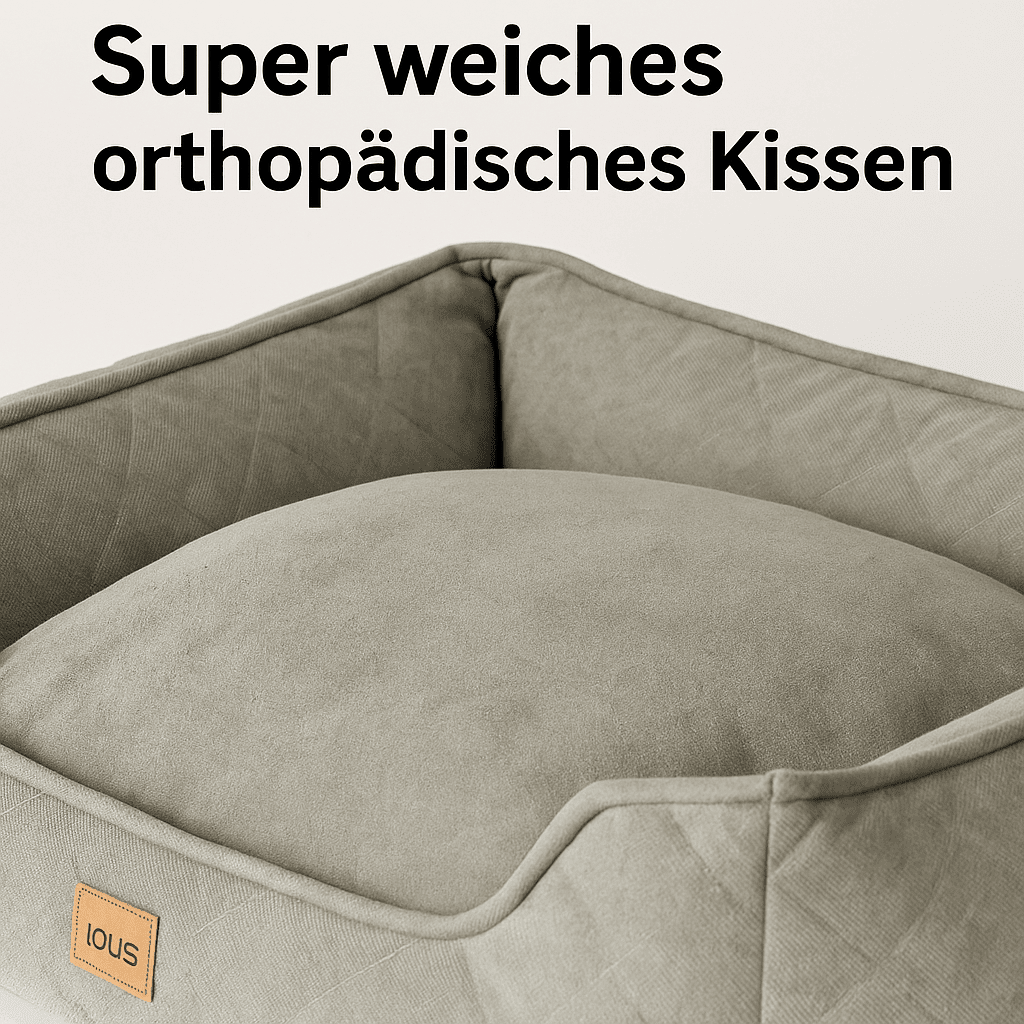 Lous Orthopädisches Hundebett – Premium Hundekissen tierxxl-de