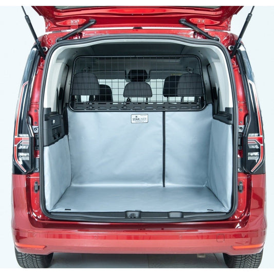 Kleinmetall Kofferraumwanne für VW Caddy Maxi III + IV 5 + 7-Sitzer, grau tierxxl-de
