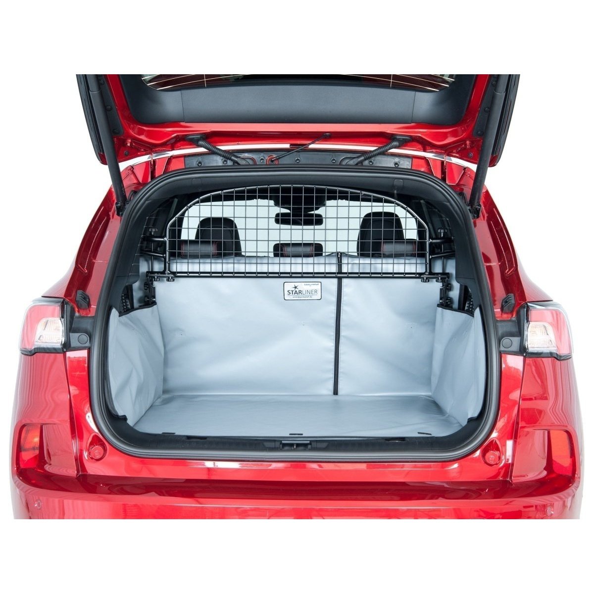 Kleinmetall Kofferraumwanne für VW Tiguan II mit var. Ladeb., tief, grau tierxxl-de