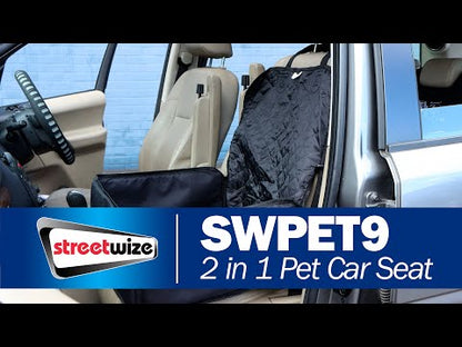 Streetwize SWPET9 2 in 1 Hundesitz + Sitzschoner