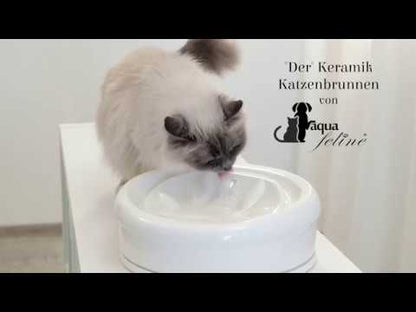 Aqua Feline Premium Keramik Katzenbrunnen / Trinkbrunnen